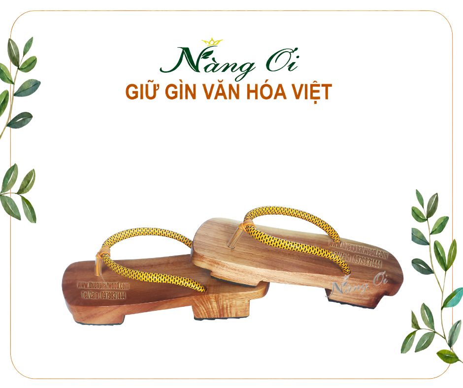 guốc gỗ nhật bản